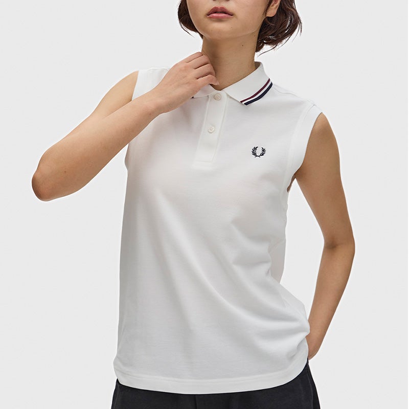 The Fred Perry Shirt - G7200／ノースリーブポロシャツ FRED PERRY/フレッドペリー】The Fred Perry Shirt レディース