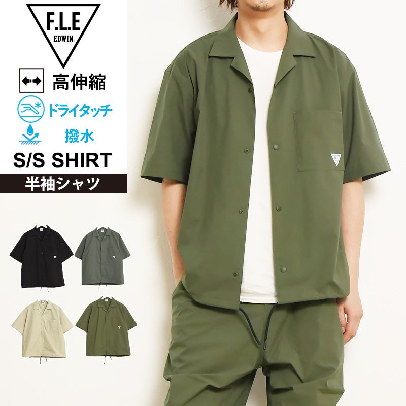 ISOPLETH 半袖シャツ ブラック 地形図柄 半袖シャツ | GEOGRAPHY online store（ジェオグラフィー公式通販サイト）