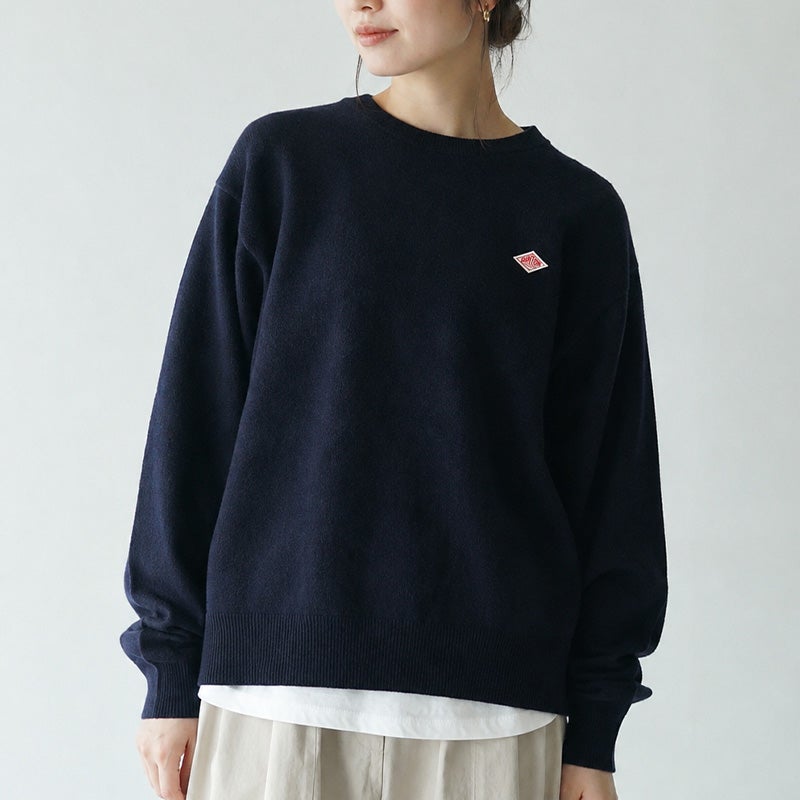 MACPHEE/マカフィーNZ LAMBS 9G クルーネックプルオーバー