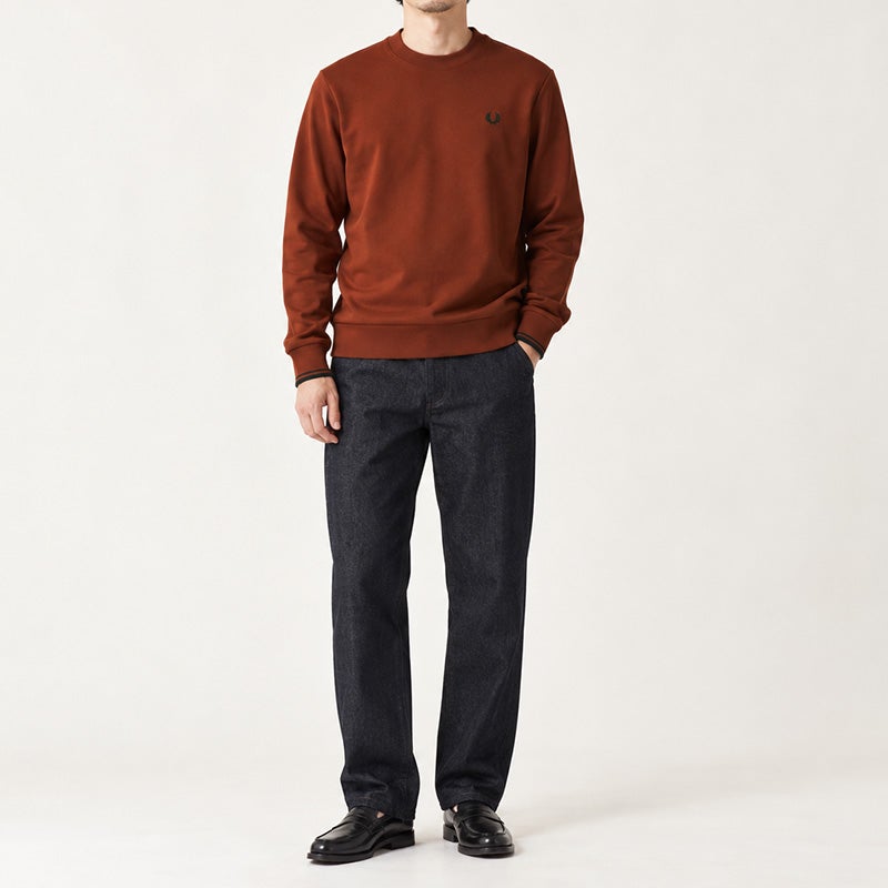 FRED PERRY フレッドペリー M7535 クルーネックスウェット メンズ