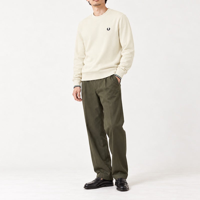 FRED PERRY フレッドペリー M7535 クルーネックスウェット メンズ