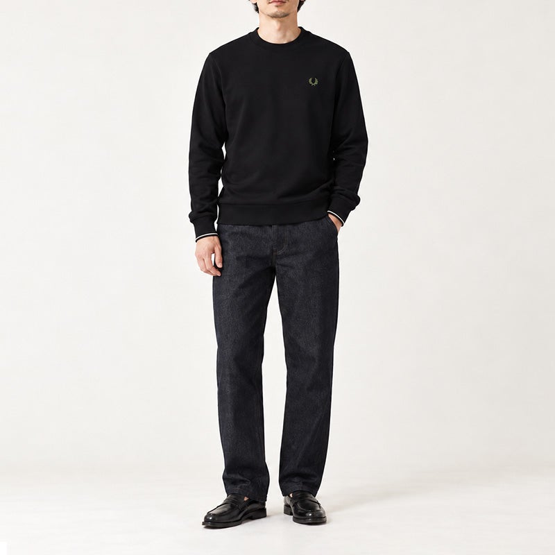 FRED PERRY フレッドペリー M7535 クルーネックスウェット メンズ