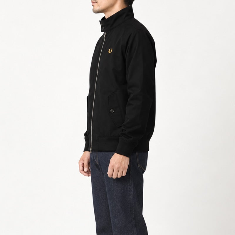 FRED PERRY フレッドペリー J3331 クラシック ハリントンジャケット メンズ ブラック