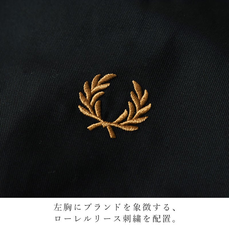 FRED PERRY フレッドペリー J3331 クラシック ハリントンジャケット メンズ ブラック