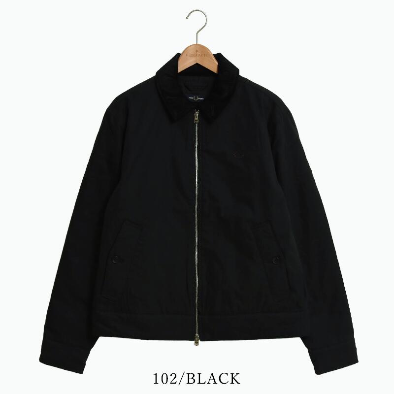 FRED PERRY フレッドペリー J3331 クラシック ハリントンジャケット メンズ ブラック